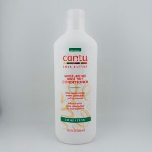 Cantu Shea Butter Moisturizing Rinse-Out Conditioner for hydration and detangling hair