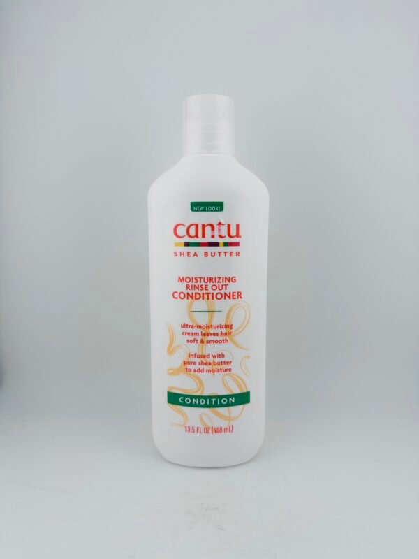 Cantu Shea Butter Moisturizing Rinse-Out Conditioner for hydration and detangling hair