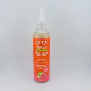 Cantu Guava Pre-Cleanse Treatment for removing buildup and detangling hair before shampooing.