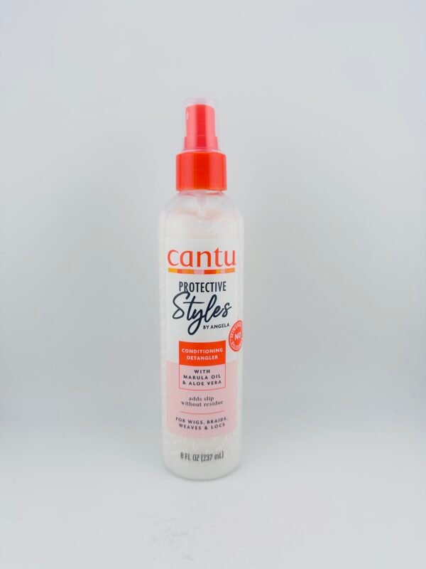 Cantu Protective Styles Conditioning Detangler for softening and detangling hair.