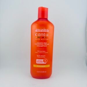 Cantu Shea Butter Sulfate-Free Shampoo for gentle cleansing and moisture restoration