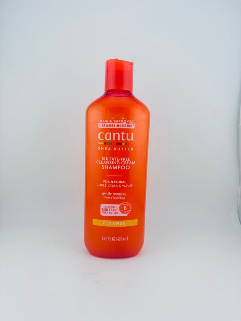 Cantu Shea Butter Sulfate-Free Shampoo for gentle cleansing and moisture restoration