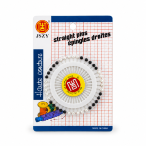 JSZY Pearl Scarf Pins black and white pearl-head straight pins