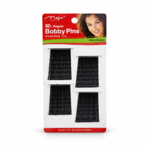 Magic Collection Bobby Pins 80 PCS black regular hair grips