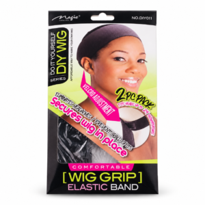 Magic Collection Wig Grip black adjustable wig elastic band 2 PCS DIY011