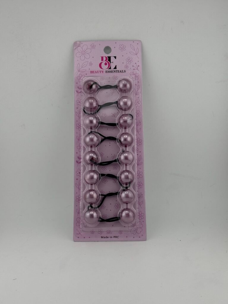BEAUTY ESSENTIAL HAIR BOBBLES Dark pink 8PCS