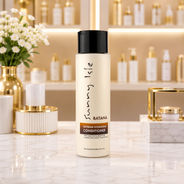Luxurious skincare in a marble setting