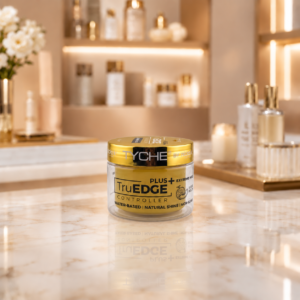 Shop TruEDGE controller Extreme Hold SUGAR MELON for stronger edge control. Ideal for smoothing, shaping and defining edges for neat, detailed hairstyles.
