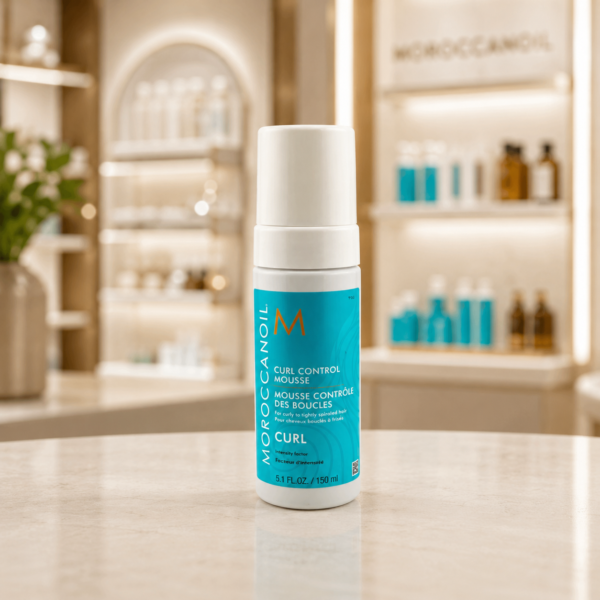 Elegant beauty product display with mousse