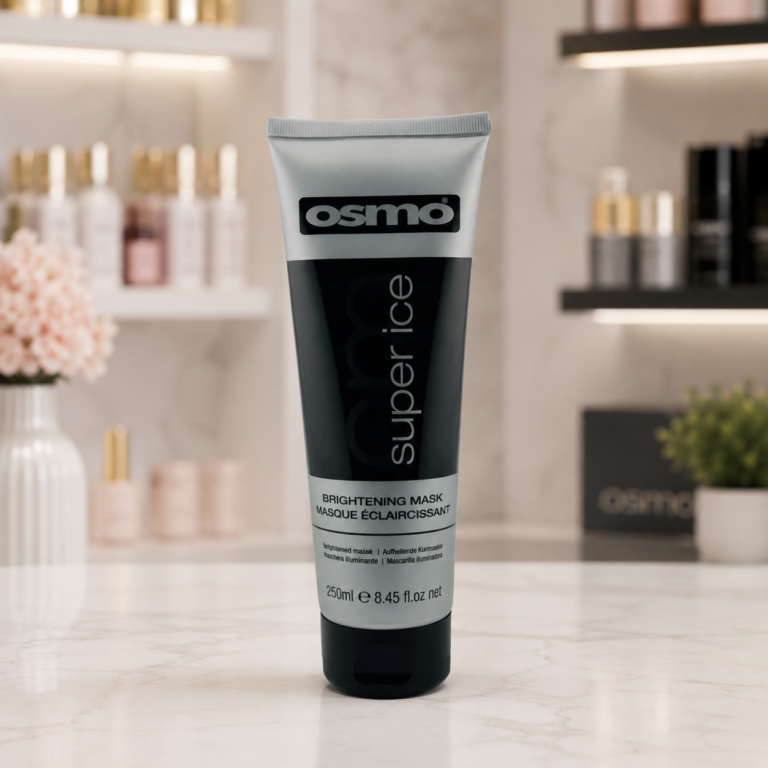 Osmo brightening mask on marble surface